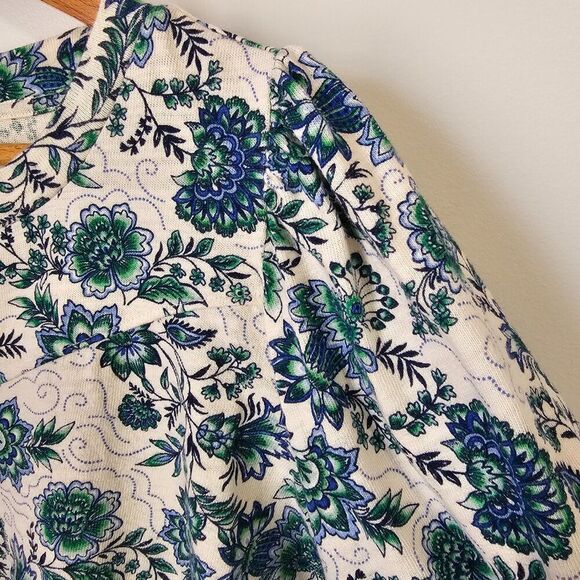 EUC LOFT FLORAL LONGSLEEVES SOFT COTTON SIZE LARGE - Picture 8 of 14
